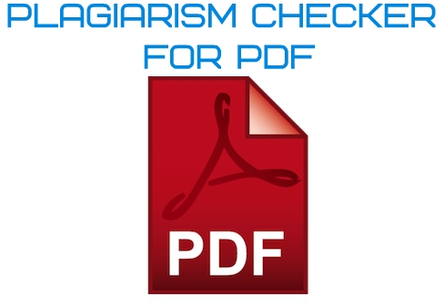 plagiarism checker for pdf